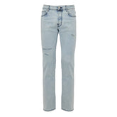 Jacob Cohen Blue Cotton Skinny Jeans